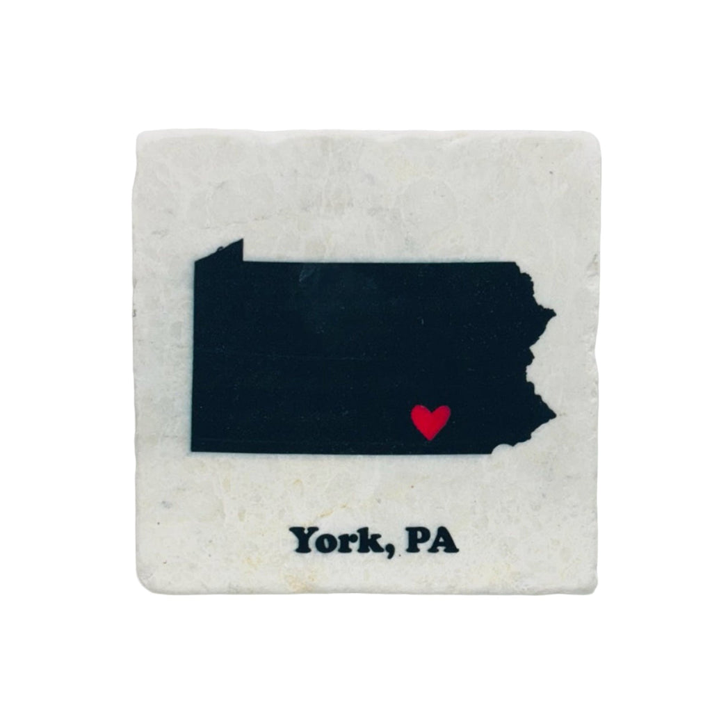 York PA Marble Coaster