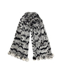 Chinchilla & Rex Rabbit Shawl