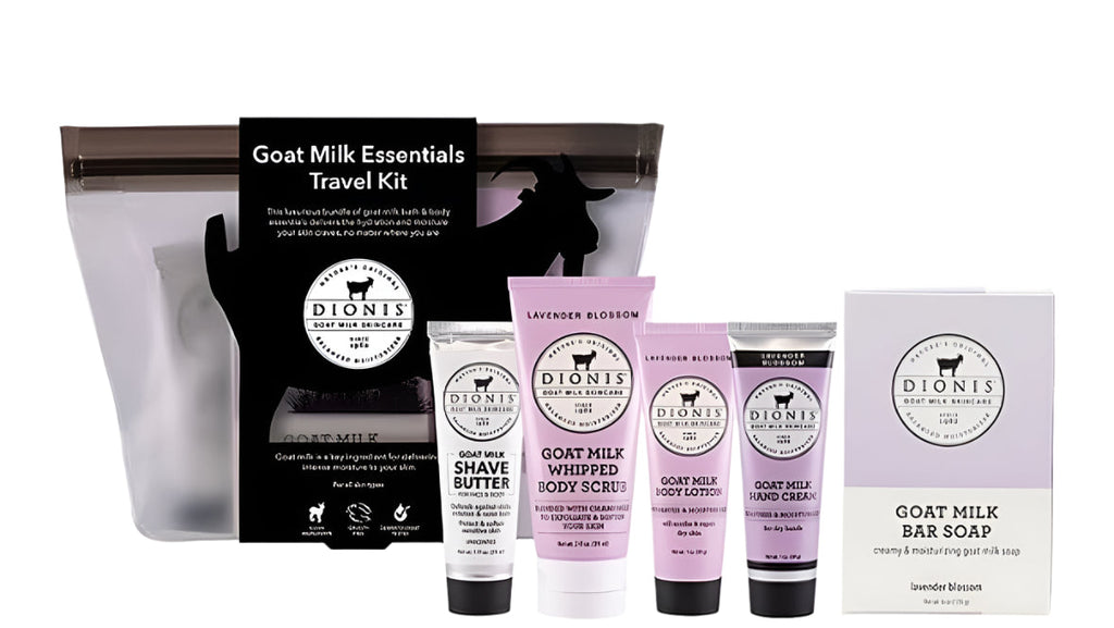 Dionis Lavender Blossom Goat Milk Travel Kit
