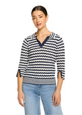 FDJ Polo Neck Nautical Sweater 1456314