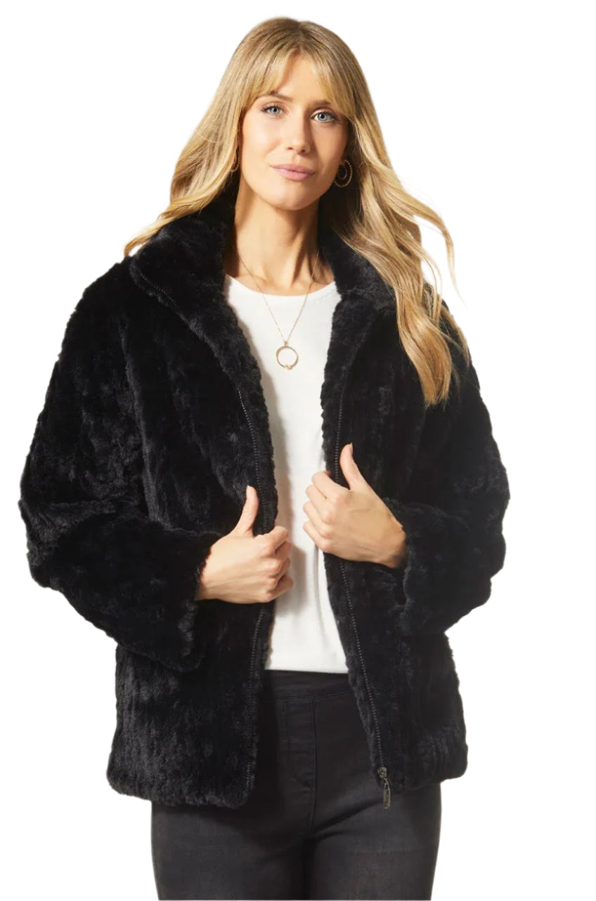 Coco + Carmen Harper Faux Fur Coat