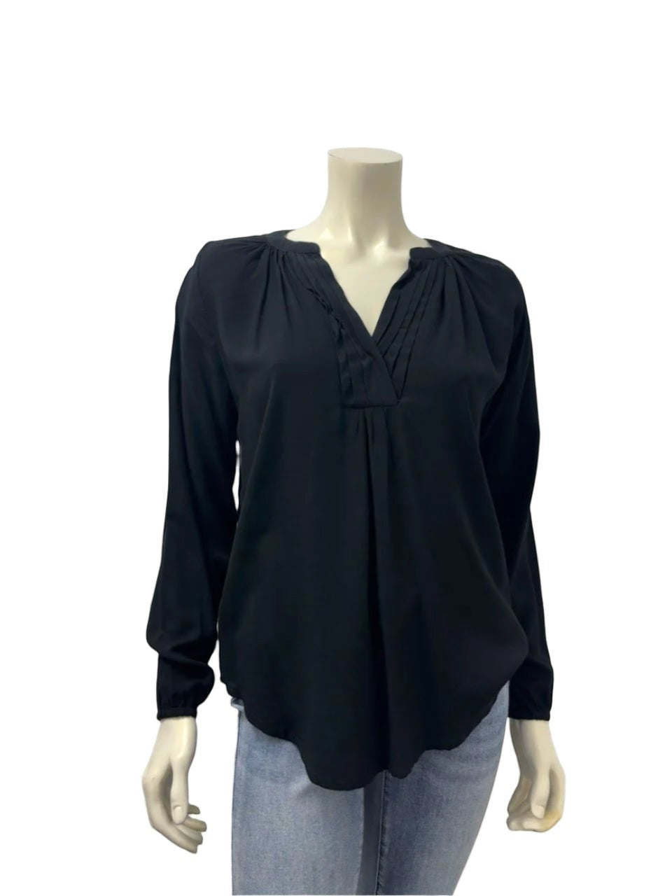La Mer Luxe Banded Cuff Top 1-L151