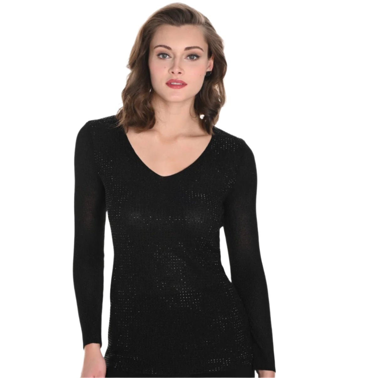 Frank Lyman Front Glitter Top 244607U