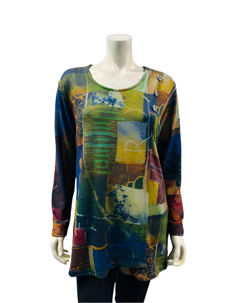 Variations Southwest Desert Tunic Top V9821