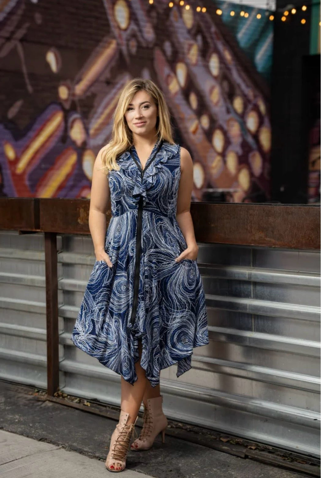Samuel Dong Jersey Dress S24016