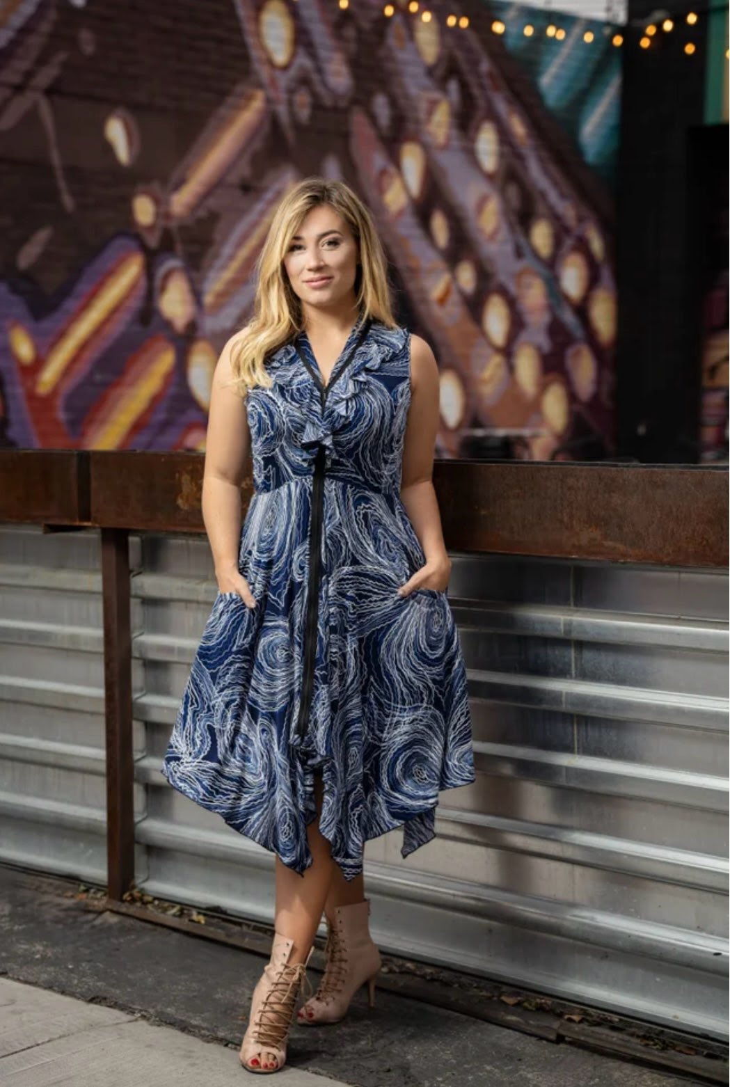 Samuel Dong Jersey Dress S24016