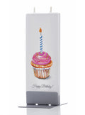 Flatyz Happy Birthday Cupcake Candle
