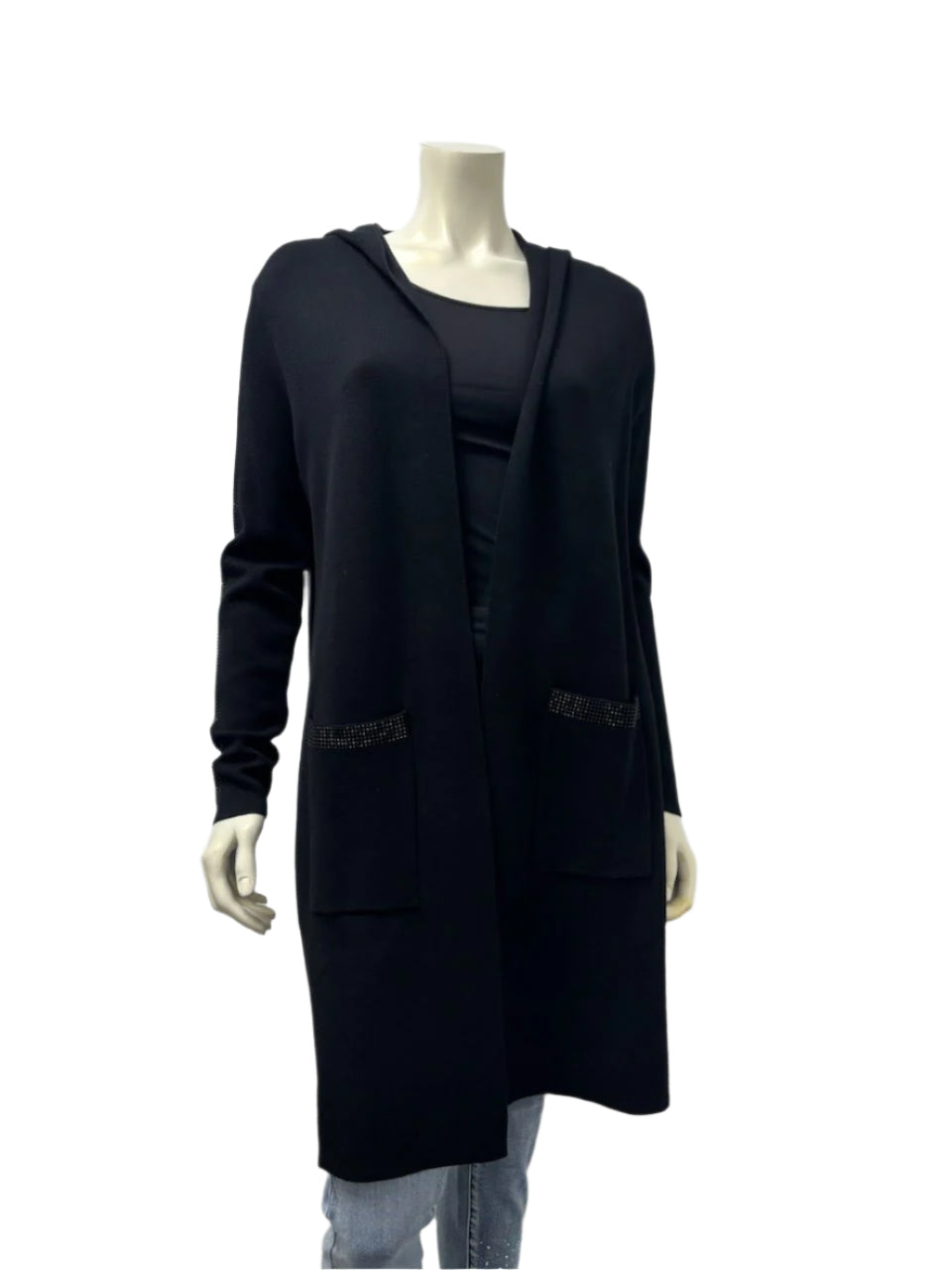 I'CONA Sequin Cardigan Hoodie 67270