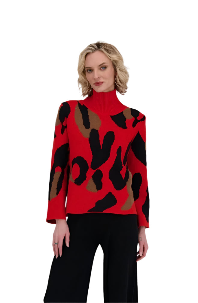 Gabby Isabella Classy Camo Sweater 524540