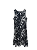 Carré Noir Fit & Flare Dress 6809