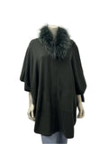 Arctic Fox Trim Poncho