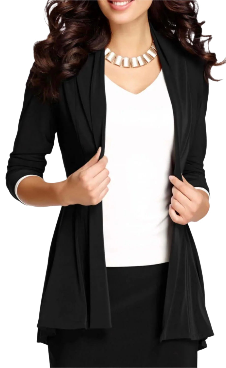 Frank Lyman Black Knit Jacket 071