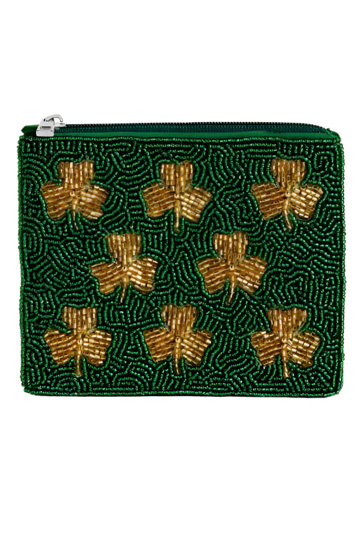 Coco + Carmen Lucky Shamrock Coin Purse