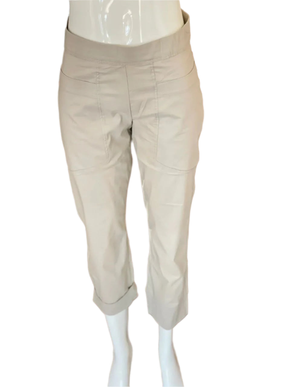 FOIL Sweet Duet 7/8 Light Khaki Pants 8005