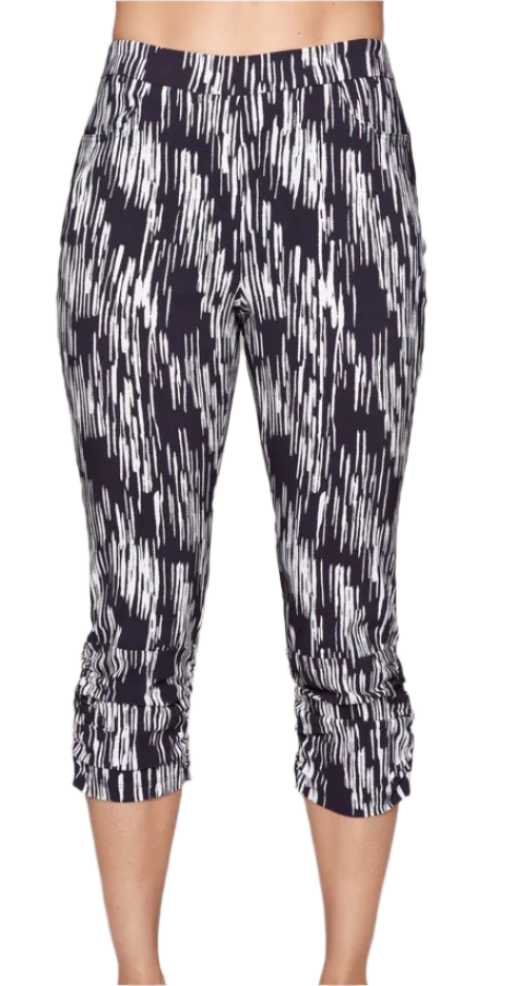 Carré Noir Navy & White Capri 7932