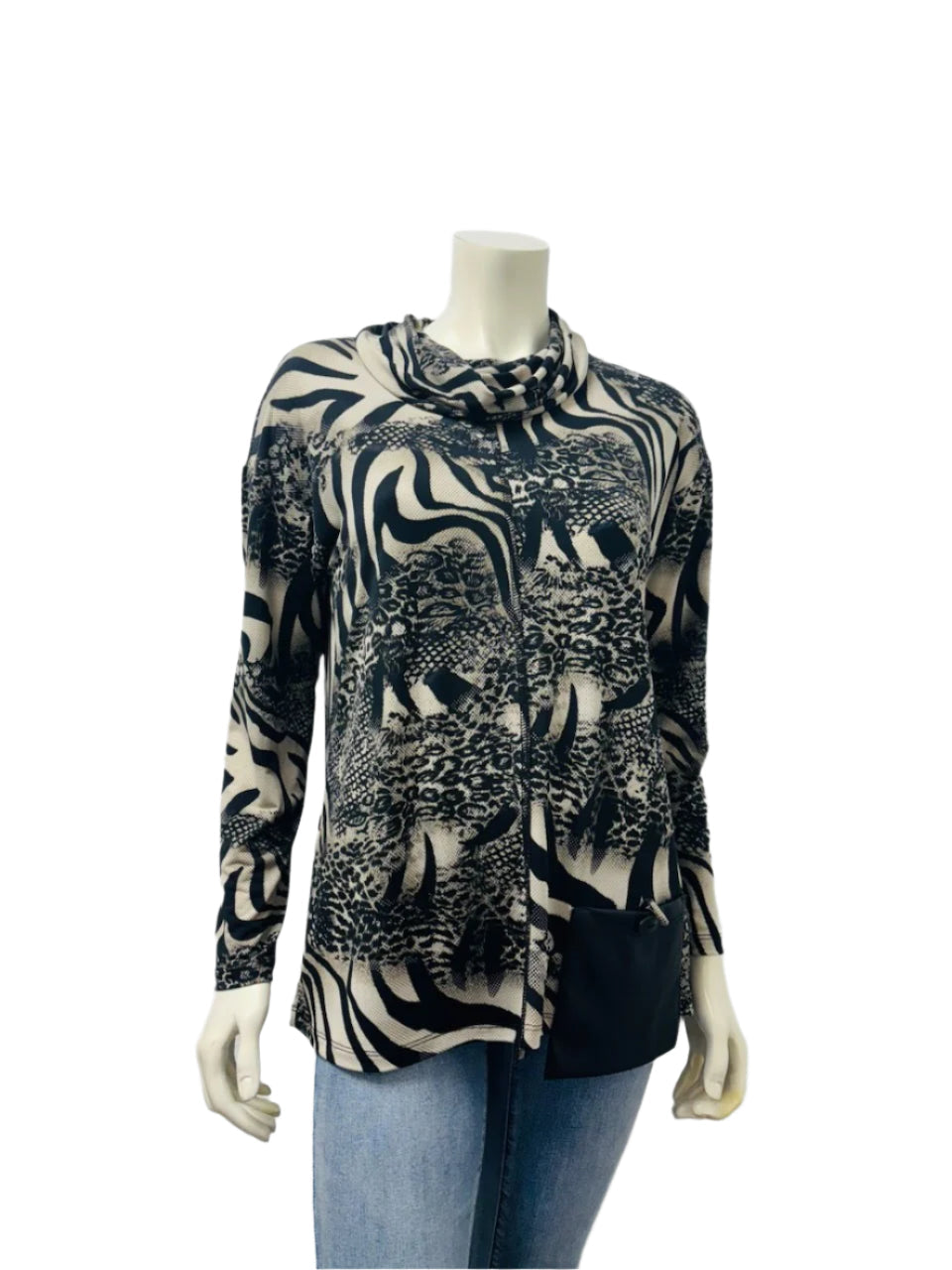 Compli K Animal Print Top 33352