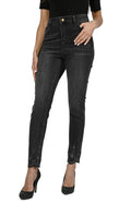 Frank Lyman Chic Scallop Sequin Hem Jeans 223421U