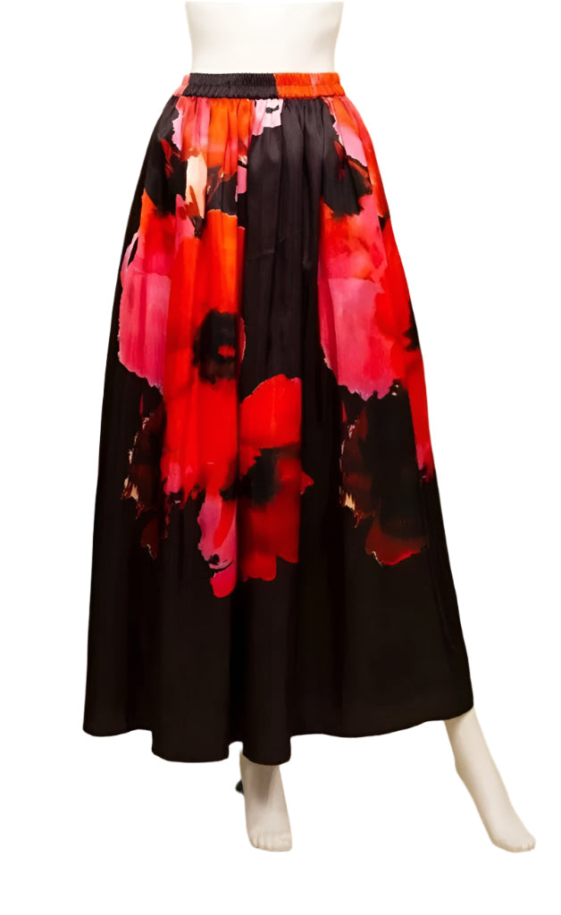 Samuel Dong Dupioni Silk Skirt F22043