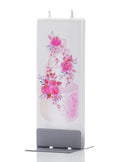 Flatyz Pink Wedding Cake Candle