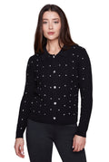 Carré Noir Rhinestone Cardigan 8167