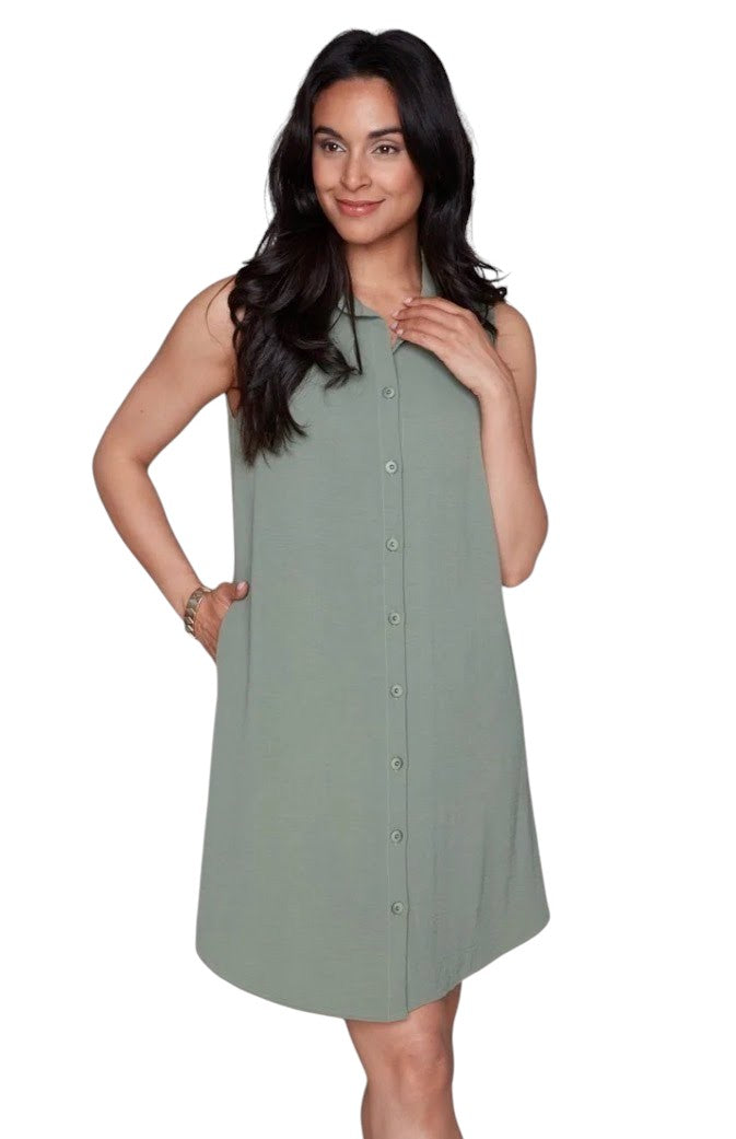 Compli K Shift Button Dress 33929