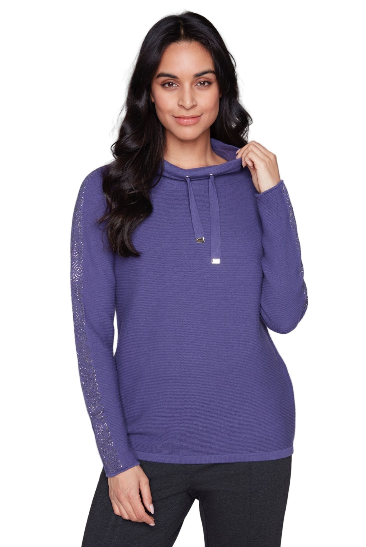 Carré Noir Periwinkle Sweater 8107