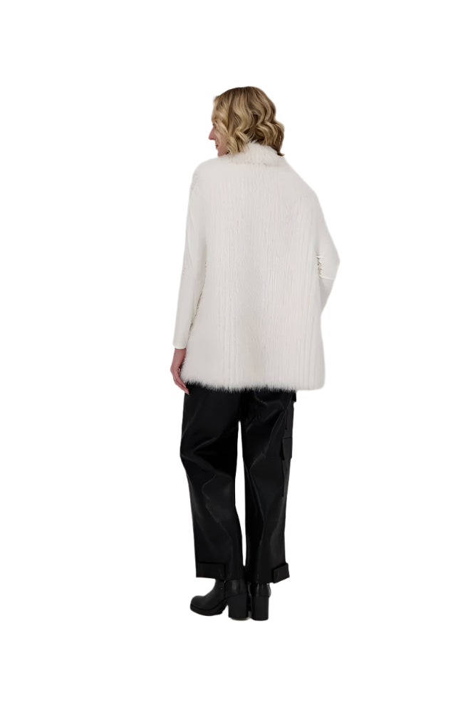 Gabby Isabella Collared Faux Fur Vest 524550