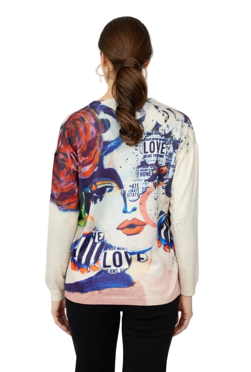 Frank Lyman Artsy Top 253816