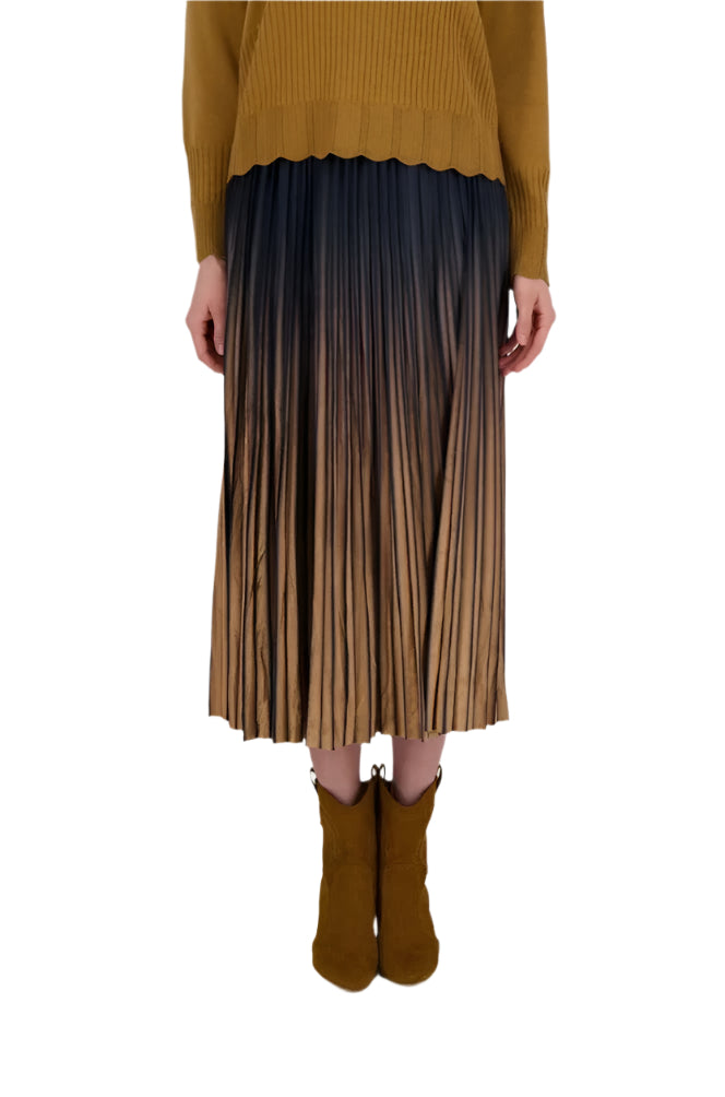 Spanner Pleated Ombre Skirt 424244