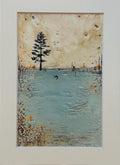 Trish McFerran Pine Tree Encaustic Print