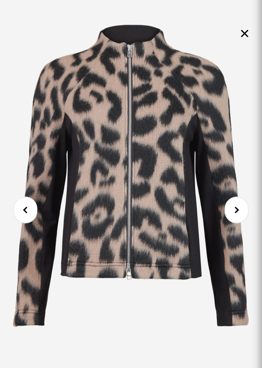 I'CONA Leopard Print Jacket 67291