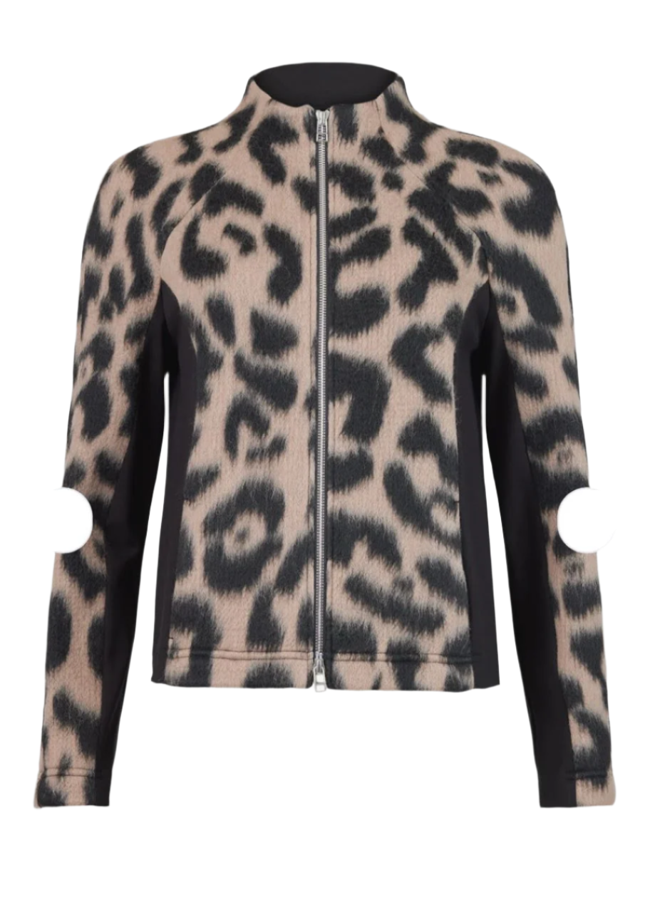 I'CONA Leopard Print Jacket 67291