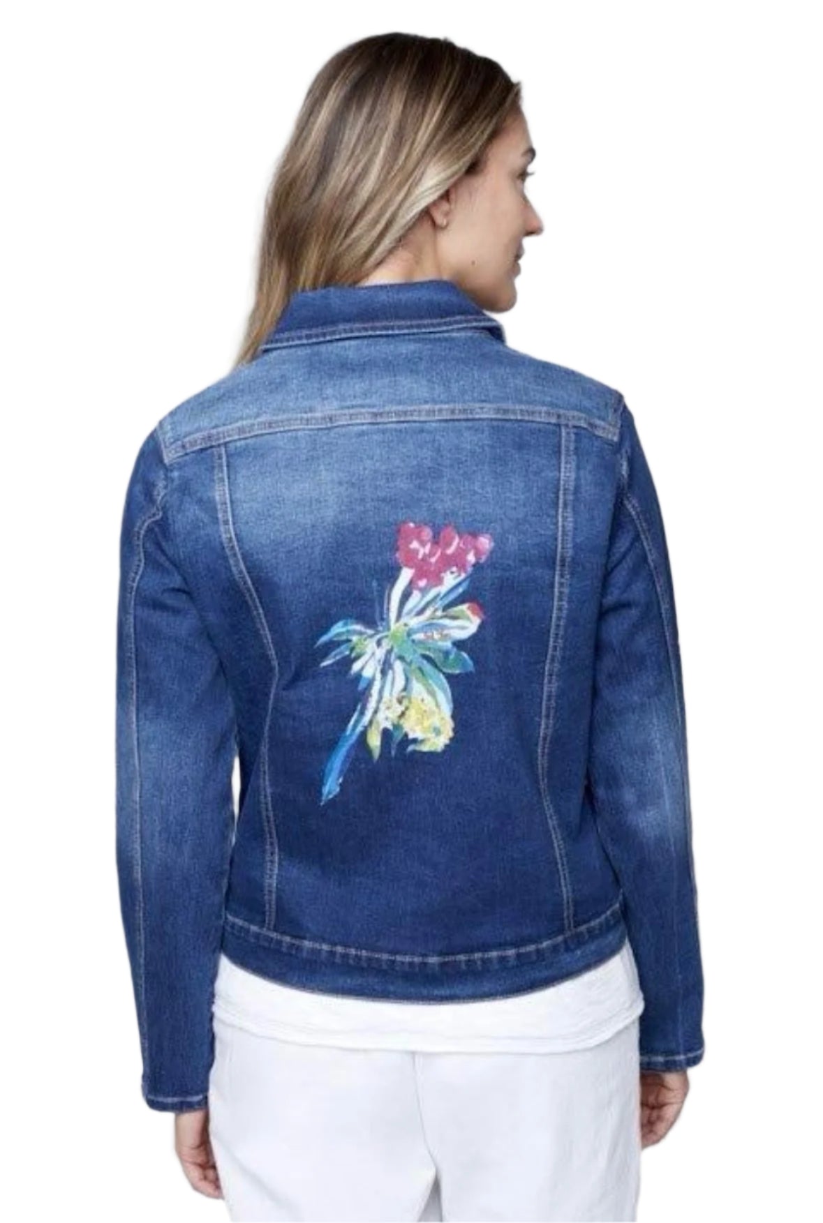 Claire Desjardins Painted Denim Jacket 91488