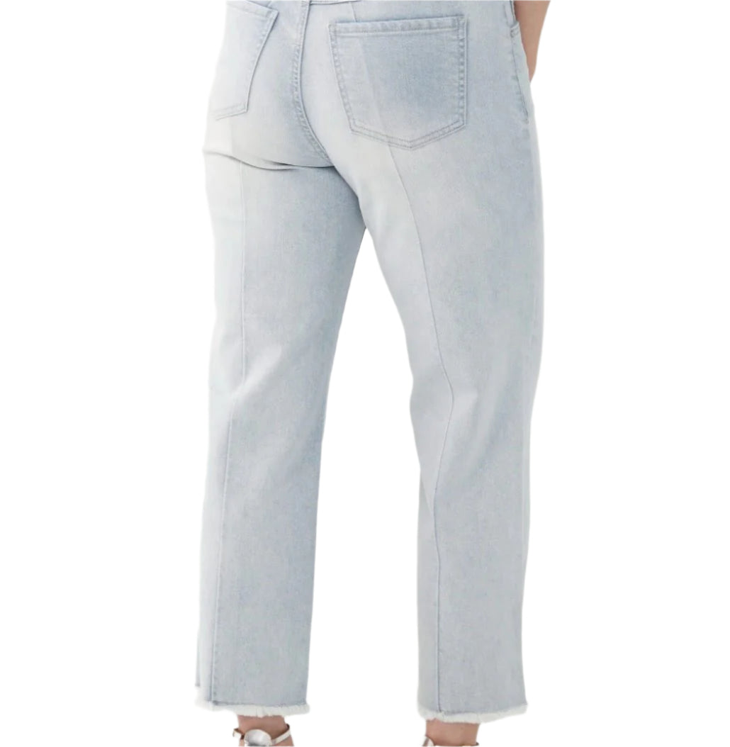 FDJ Olivia Straight Crop Powder Wash Jeans 2133843