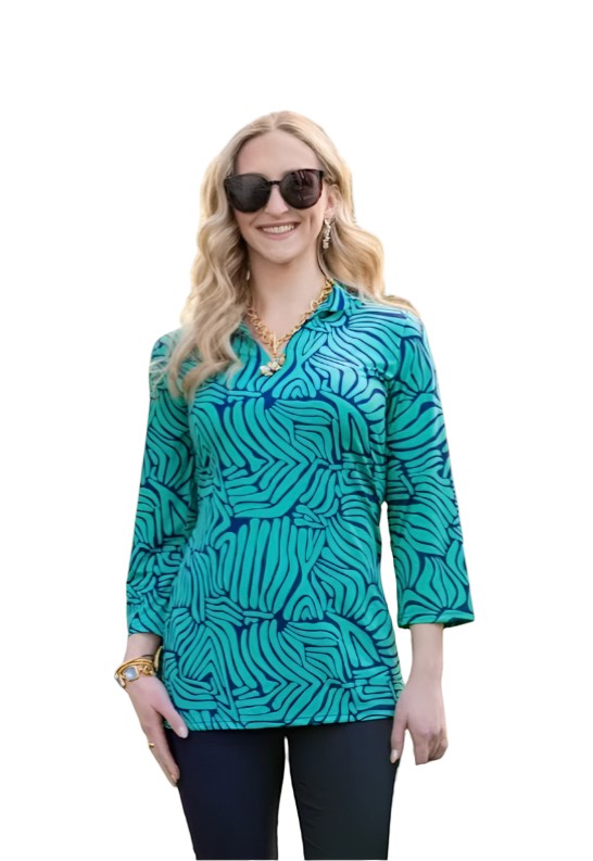 La Mer Luxe Deco Tunic Top 267K-L52K