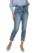 Frank Lyman Lace Sequin Jeans 236647U
