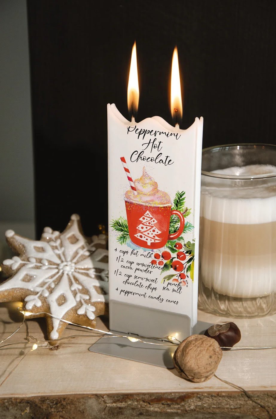 Flatyz Peppermint Hot Cocoa Recipe Candle