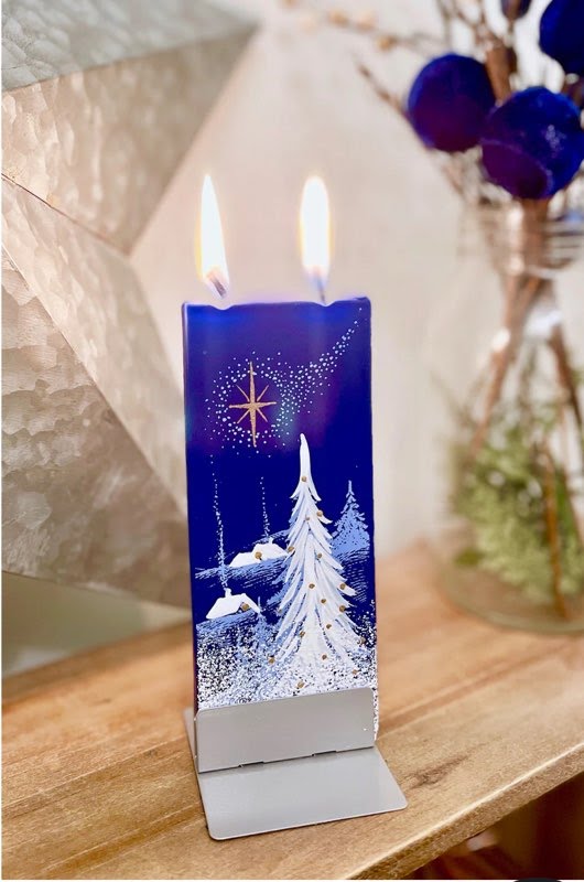 Flatyz Christmas Night with a Star Candle
