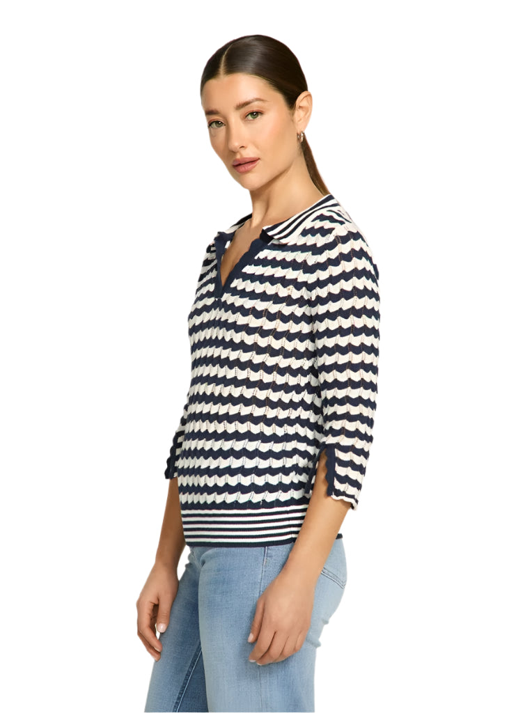 FDJ Polo Neck Nautical Sweater 1456314