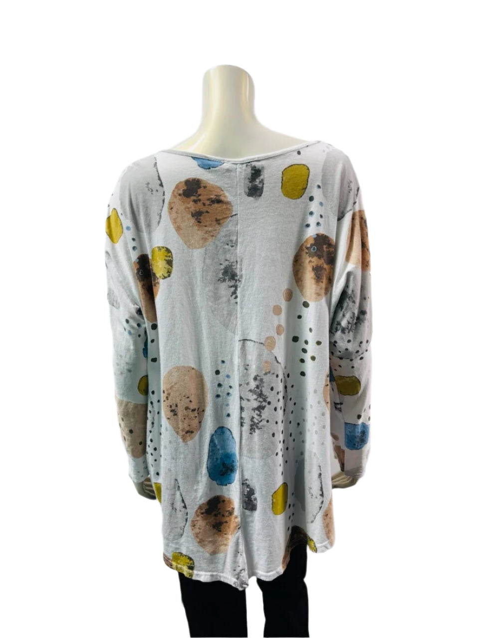 Cherishh Made In Italy Watercolor Tunic Top C6125