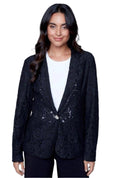 Carré Noir Black Lace Blazer