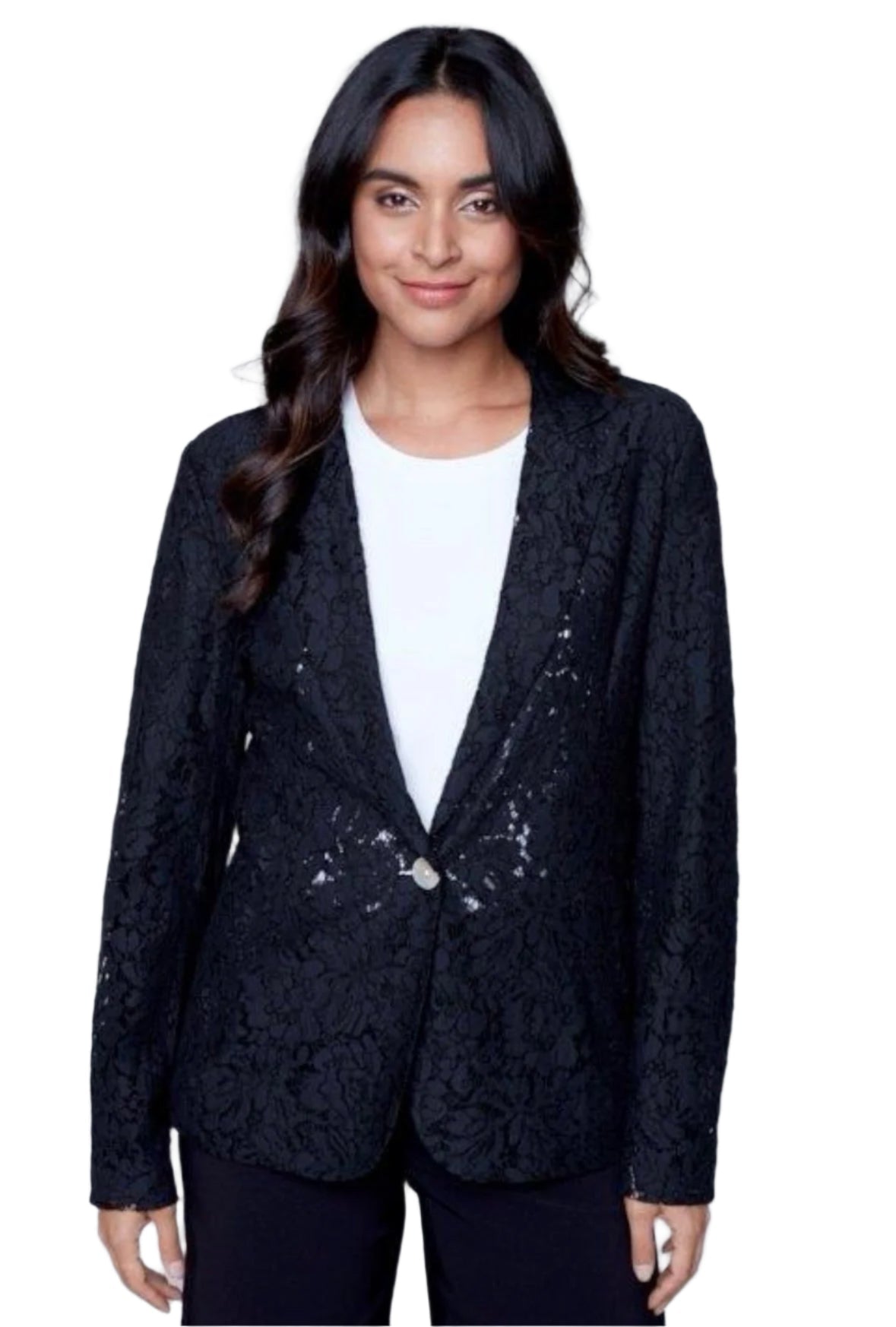 Carré Noir Black Lace Blazer