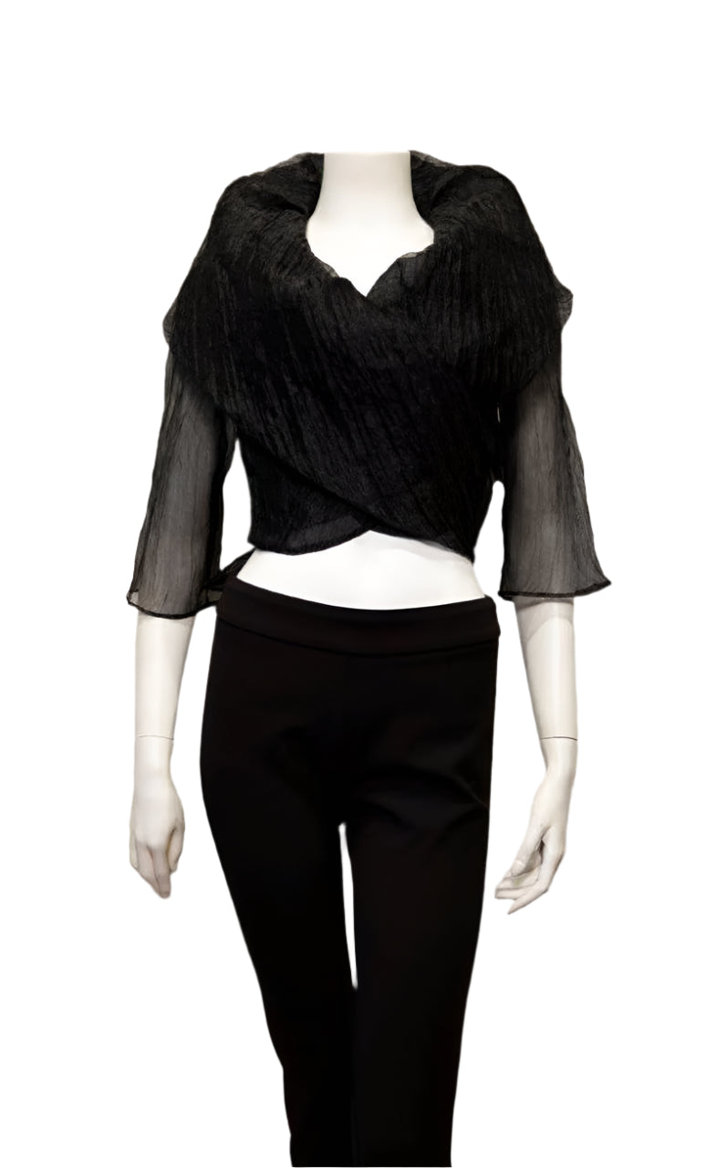 Samuel Dong Organza Bolero S19133