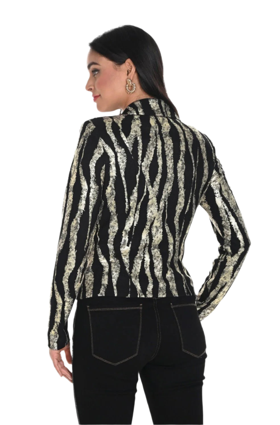 Frank Lyman Black/Gold Jacket 244297