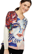Frank Lyman Artsy Top 253816