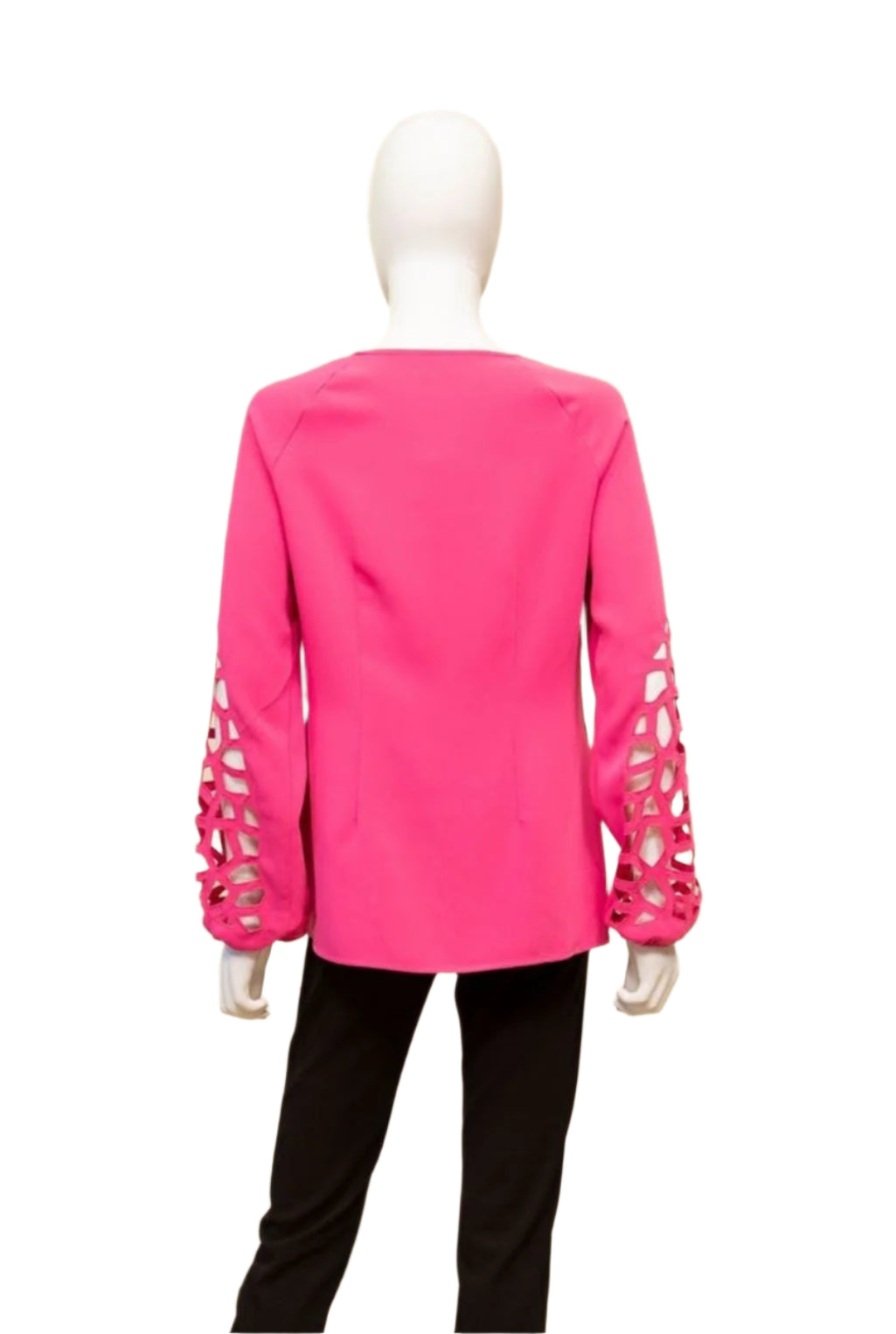 Samuel Dong Cut Out Bubble Sleeve Top S23028