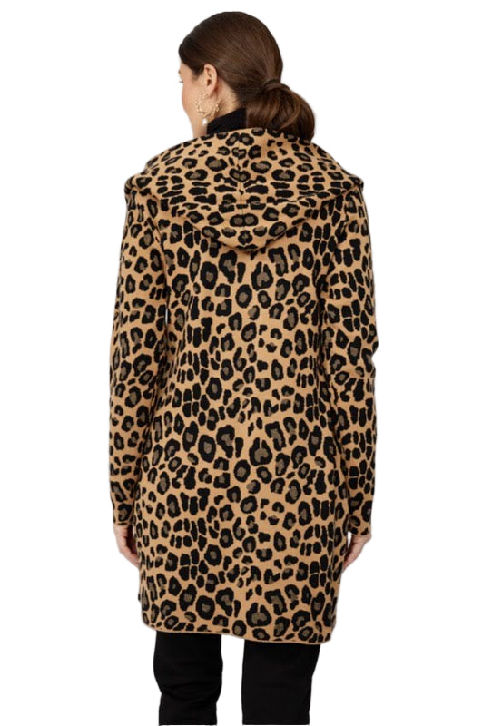 Frank Lyman Leopard Print Cardigan 253812