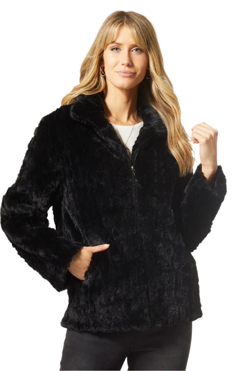 Coco + Carmen Harper Faux Fur Coat