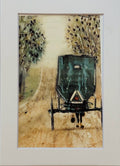 Trish McFerran Amish Buggy Encaustic Print