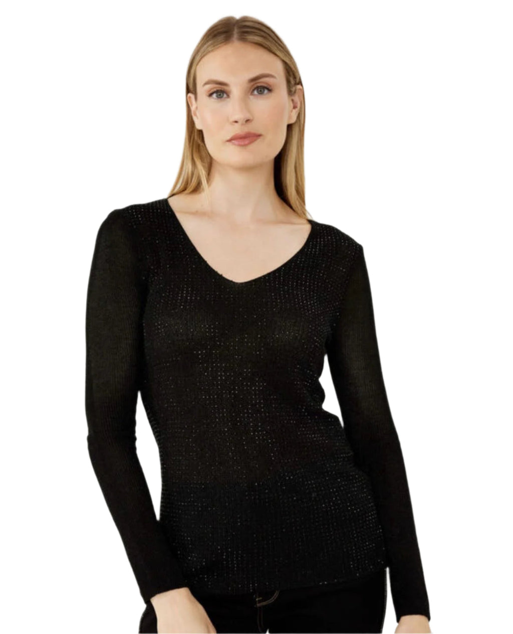 Frank Lyman Front Glitter Top 244607U